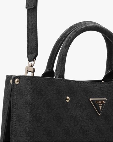 Guess Meridian II Girlfriend Coal Logo Satchel Bag