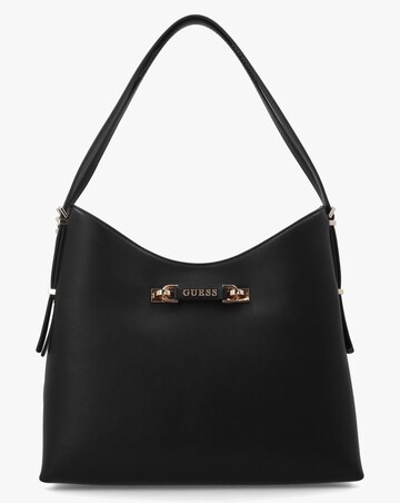 Guess Lefia Large Black Hobo Bag