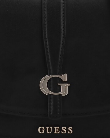 Guess Carrie Flap Black Shoulder Bag