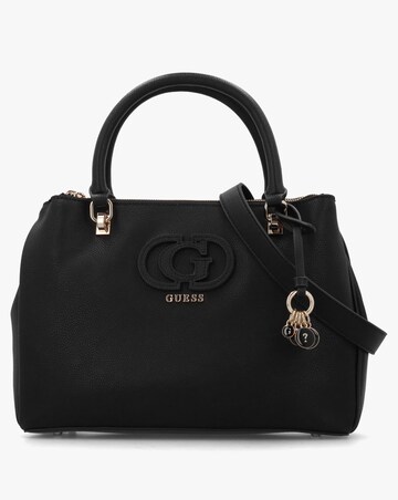 Guess Calebra Status Black Hobo Satchel Bag