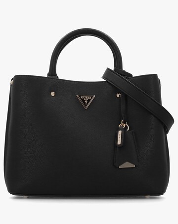 Guess Meridian II Girlfriend Black Satchel Bag