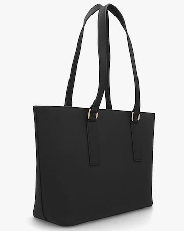 Love Moschino Subtle Black Leather Shopper