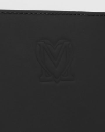 Love Moschino Subtle Black Leather Shopper