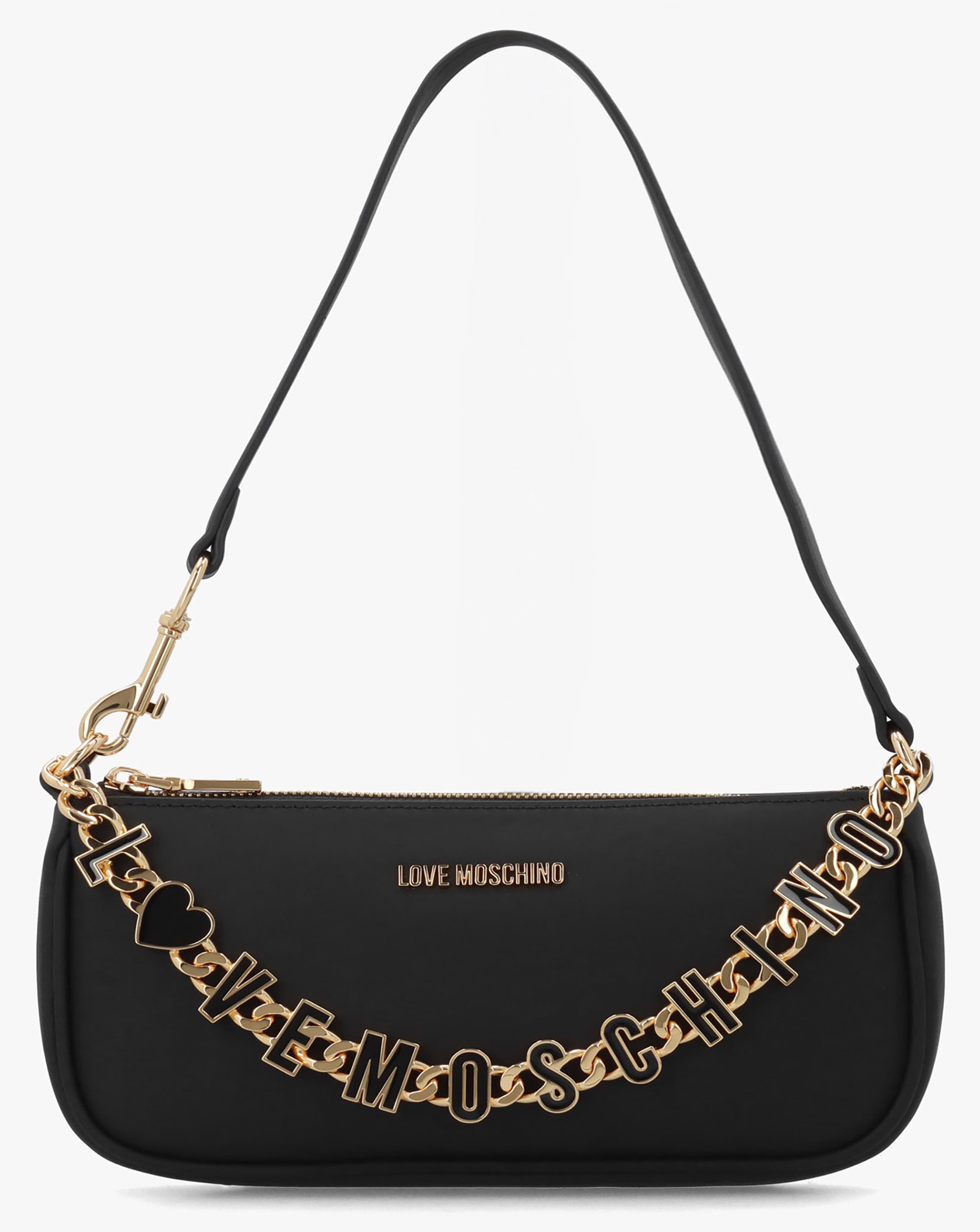Love Moschino Dangling Logo Shoulder Bag