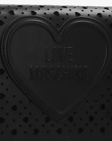 Love Moschino Heart Basket Black Shoulder Bag