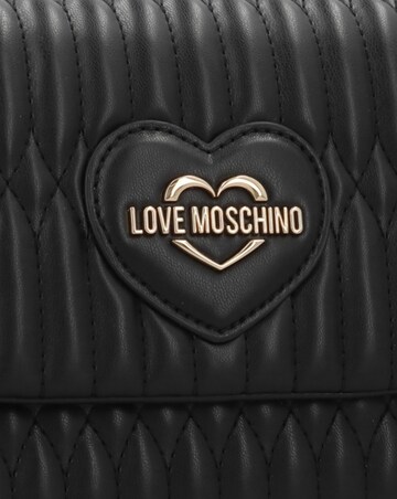 Love Moschino Quilted Bubble Love Black Shoulder Bag