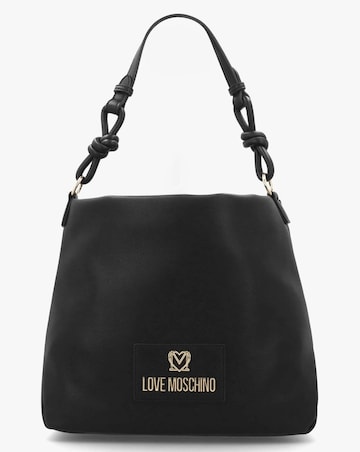 Love Moschino Cord Trick Black Shoulder Bag