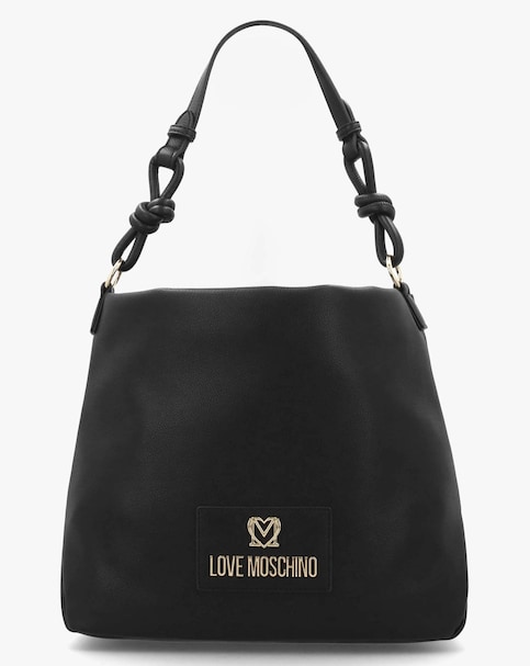 Love Moschino Cord Trick Black Shoulder Bag