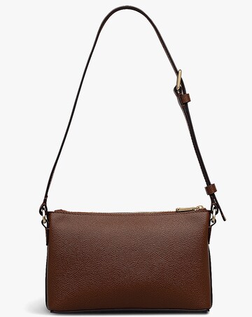 Radley Pockets Mini Top Zip EW Chocolate Leather Shoulder Bag