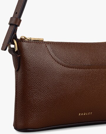 Radley Pockets Mini Top Zip EW Chocolate Leather Shoulder Bag