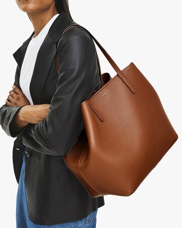 Radley Dukes Place Large Open Top Tan Leather Tote Bag
