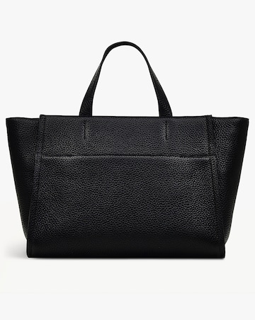 Radley Oak Street Medium Black Leather Grab Bag