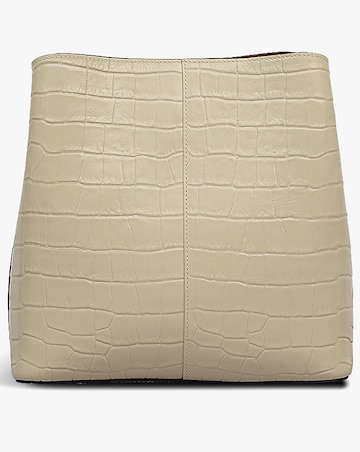 Radley Dukes Place Medium Cream Moc Croc Leather Cross-Body Bag