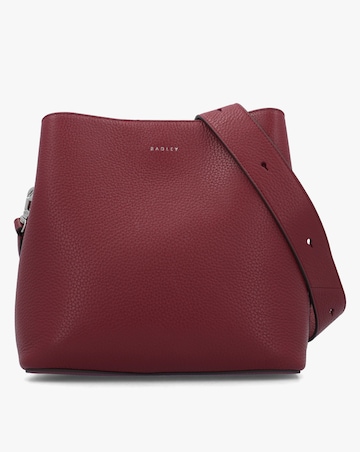 Radley Dukes Place Medium Compartment Burgundy Leather Cross-Body Bag