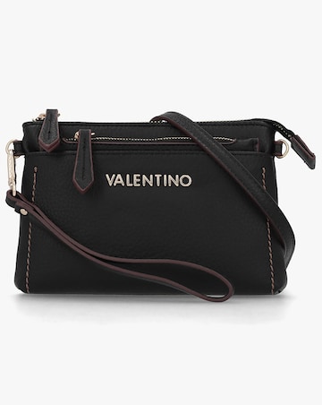 Valentino Bags Samantha Black Wallet On A Strap