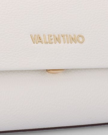 Valentino Bags Samantha White Front Flap Shoulder Bag
