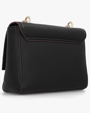 Valentino Bags Samantha Black Front Flap Shoulder Bag