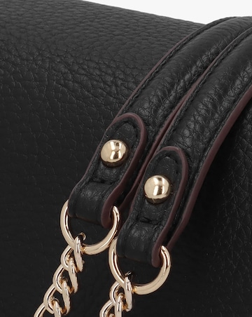 Valentino Bags Samantha Black Front Flap Shoulder Bag