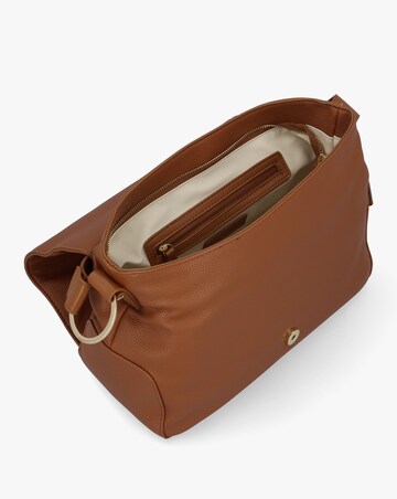 Valentino Bags Peonies Tan Shoulder Bag