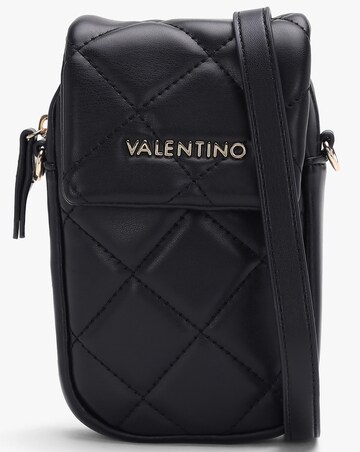 Valentino Bags Ocarina Quilted Black Mobile Phone Case On A Strap