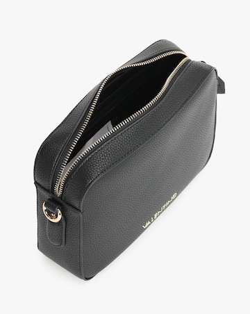 Valentino Bags Brixton II Black Pebbled Camera Bag