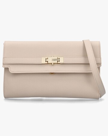 Valentino Bags Fae Ecru Flapover Cross-Body Bag