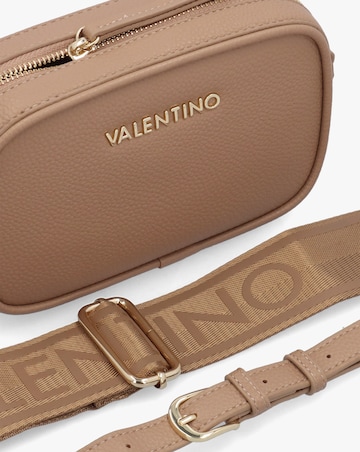 Valentino Bags Miramar Beige Pebbled Camera Bag