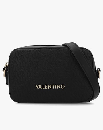 Valentino Bags Falak Logo Black Camera Bag