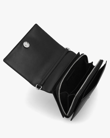 Valentino Bags Ember Black Smooth Front Flap Cross-Body Bag