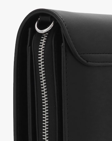 Valentino Bags Ember Black Smooth Front Flap Cross-Body Bag