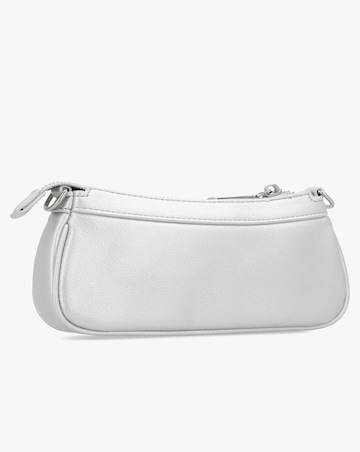 Valentino Bags Elly Silver Logo Strap Shoulder Bag