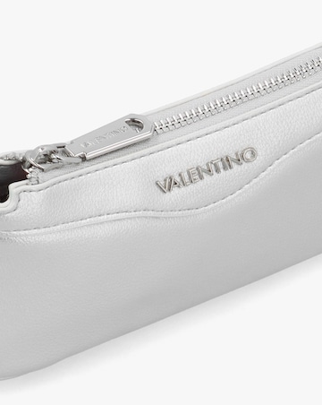 Valentino Bags Elly Silver Logo Strap Shoulder Bag