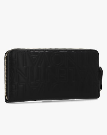 Valentino Bags Lio Black Zip Around Wallet