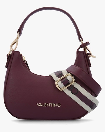 Valentino Bags Zero Burgundy Hobo Bag