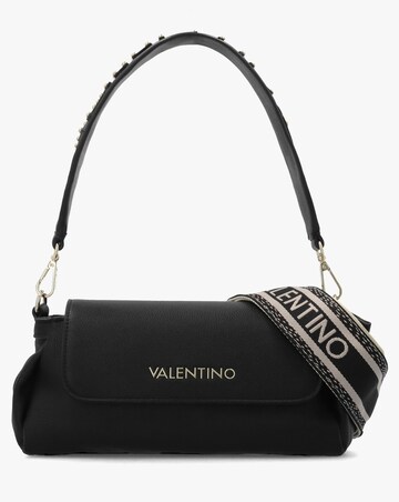 Valentino Bags Dea Black Front Flap Shoulder Bag