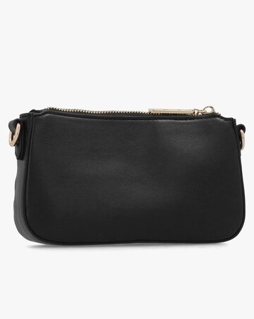 Valentino Bags Ennis Black Woven Shoulder Bag