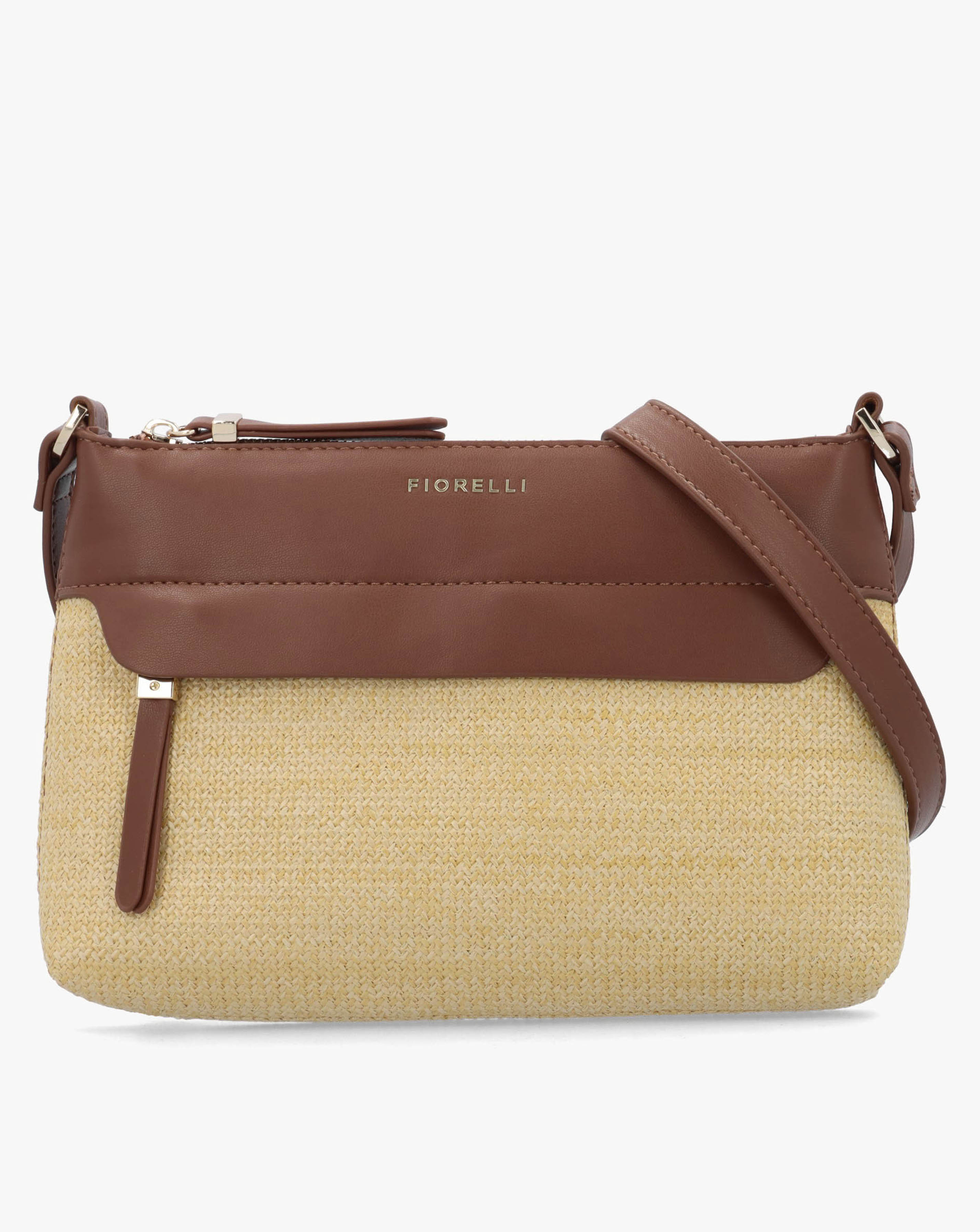 Fiorelli Isla Beige Straw Cross-Body