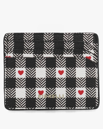 Fiorelli Marnie Gingham Heart Card Case Box Set