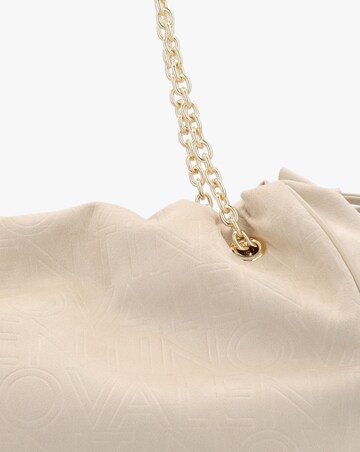 Valentino Bags Max Beige Debossed Logo Bag