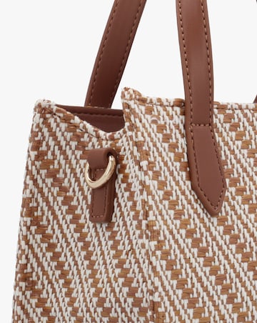 Valentino Bags Divina Summer Tan Multi Woven Shopper Bag