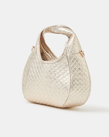 Accessorize Woven Metallic Bag