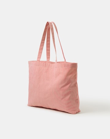 Accessorize Cherry Stripe Shopper Bag