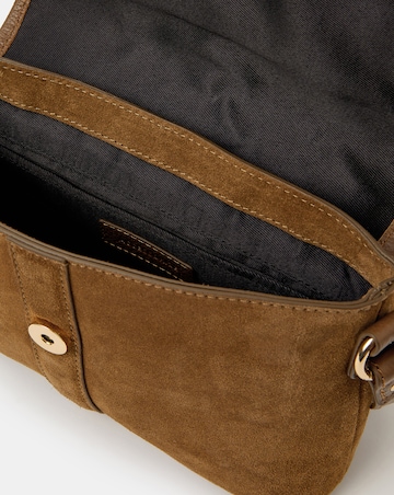 Accessorize Eyelet Suede Crossbody