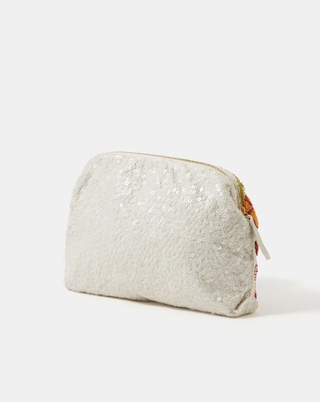 Accessorize Beaded Flower Clutch Bag