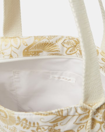 Accessorize Shimmer Paisley Tote Bag