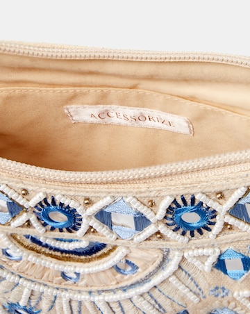 Accessorize Embroidered Sling Crossbody