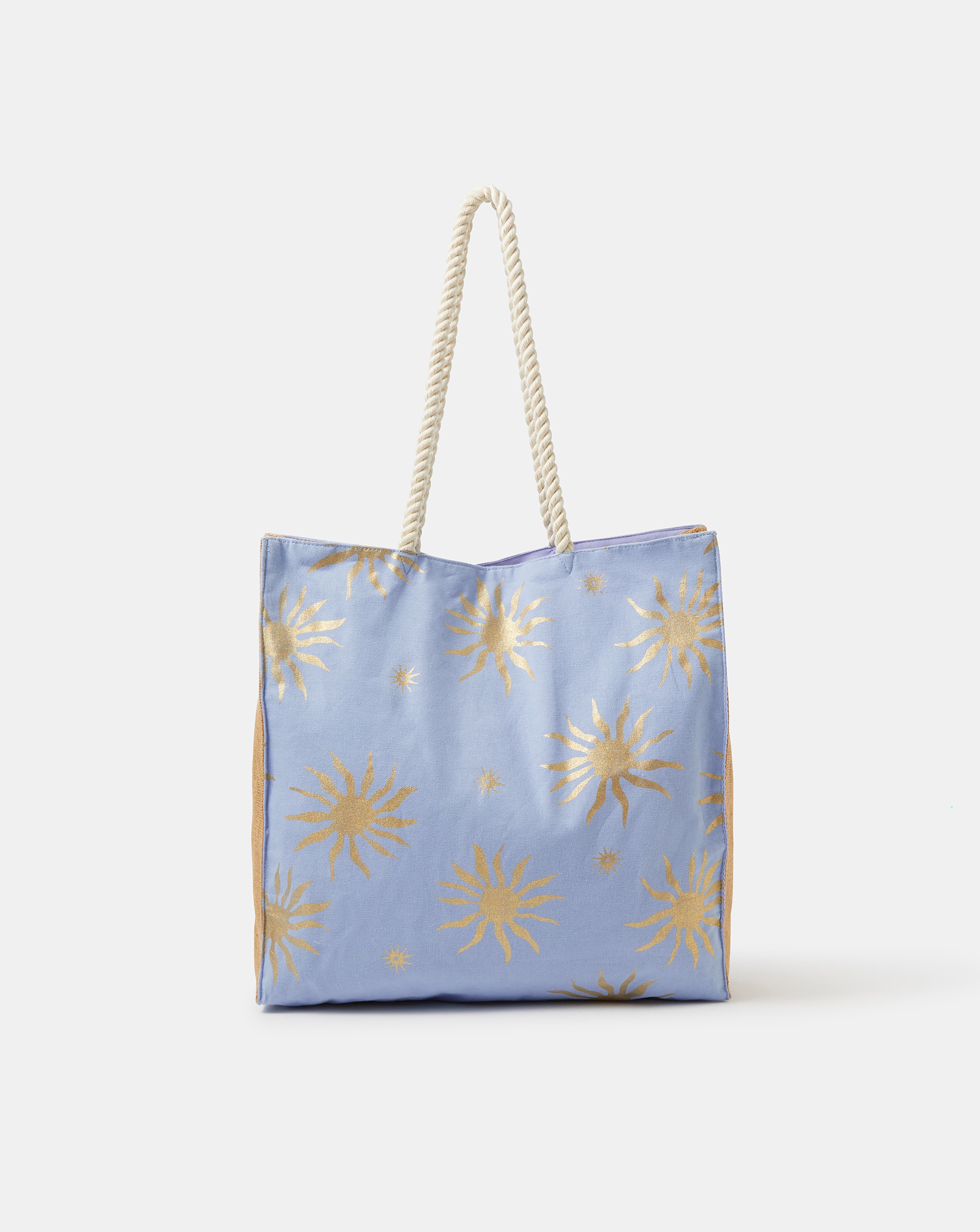 New In - Accessorize Sun Print Beach Tote Bag