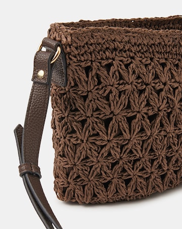 Accessorize Raffia Crossbody Bag