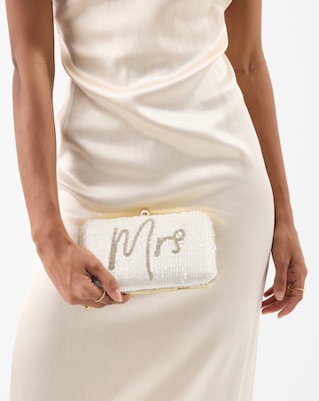 Accessorize Bridal Sequin Clutch Bag