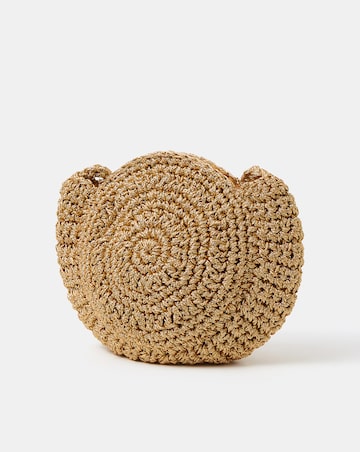 Accessorize Shell Macrame Crossbody Bag